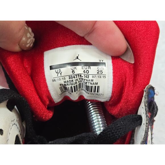 Nike Air Jordan Retro 7 VII Nothing But Net "Ugly Sweater" 304774-142 Size 7Y - Picture 7 of 7